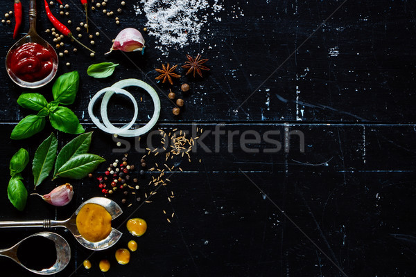 spices and herbs Stock photo © YuliyaGontar