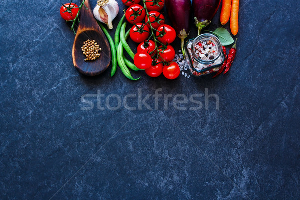 Fresh unprocessed vegetables Stock photo © YuliyaGontar