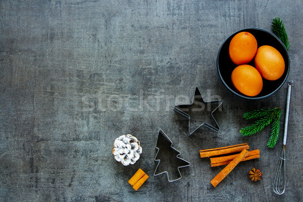 Vacaciones Navidad alimentos cookies canela Foto stock © YuliyaGontar