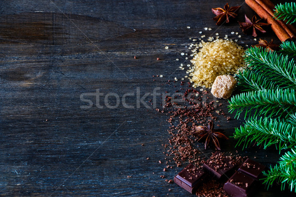 Delicious hot chocolate Stock photo © YuliyaGontar