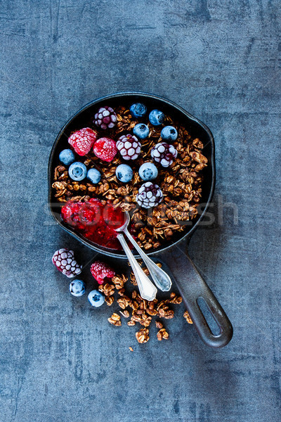 Oat granola crumble Stock photo © YuliyaGontar