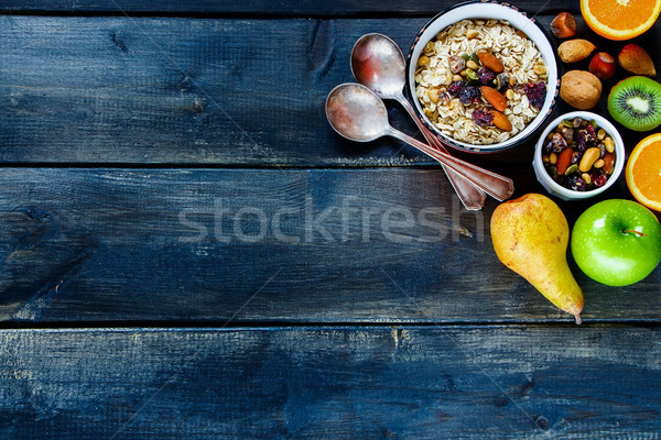 Table with healthy breakfast Stock photo © YuliyaGontar