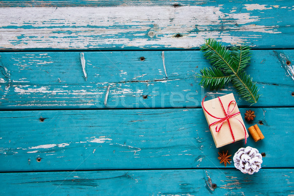 Christmas baking background Stock photo © YuliyaGontar