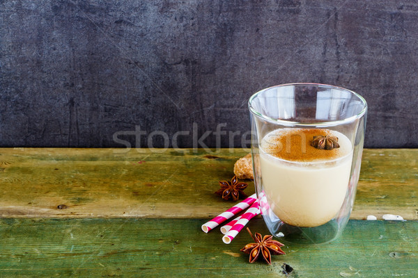 Ice coffee or latte Stock photo © YuliyaGontar