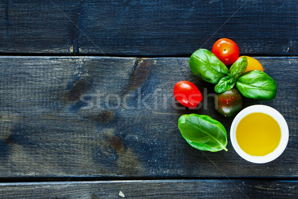 Colorful cherry tomatoes Stock photo © YuliyaGontar