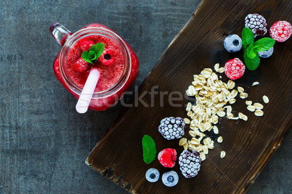 Smoothie and  ingredients Stock photo © YuliyaGontar