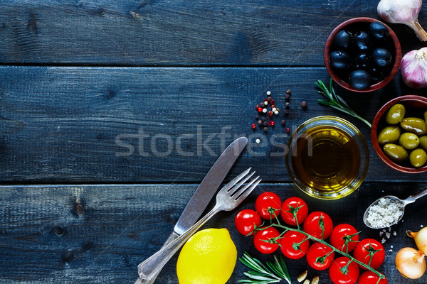 Foto stock: Comida · italiana · italiano · ingredientes · cozinhar · alho