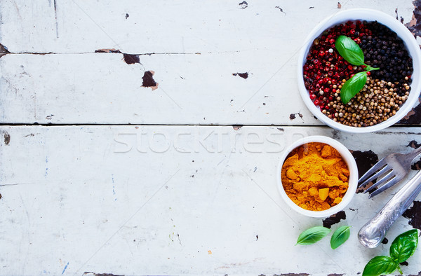 Colourful dried spices Stock photo © YuliyaGontar