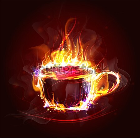 fire frame background for design Stock photo © yura_fx