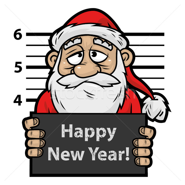 Santa Claus prisoner Stock photo © yuriytsirkunov