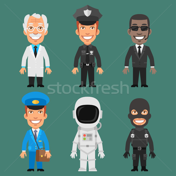 Characters Different Professions Part 6 Stock photo © yuriytsirkunov