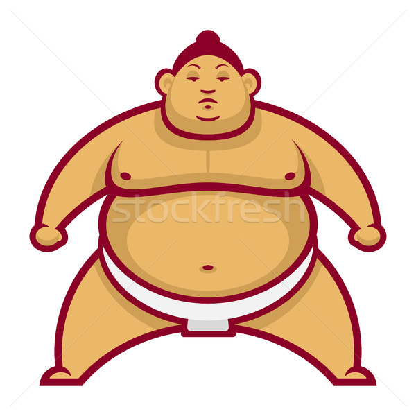 Sumo wrestler in rack Stock photo © yuriytsirkunov