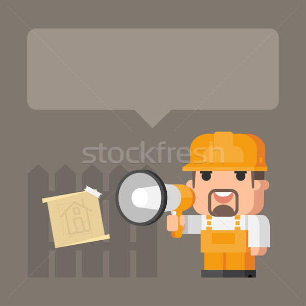 Concept project and advertising Stock photo © yuriytsirkunov