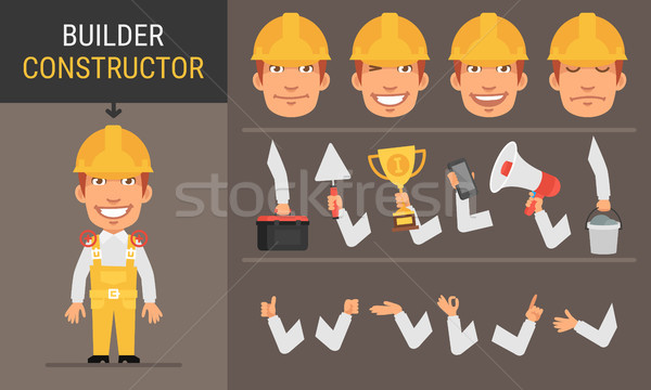 Constructor Character Builder Stock photo © yuriytsirkunov