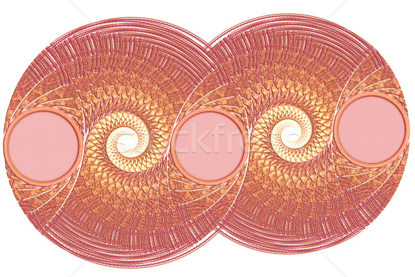 Zdjęcia stock: Ilustracja · fractal · streszczenie · circles · komputera · moda