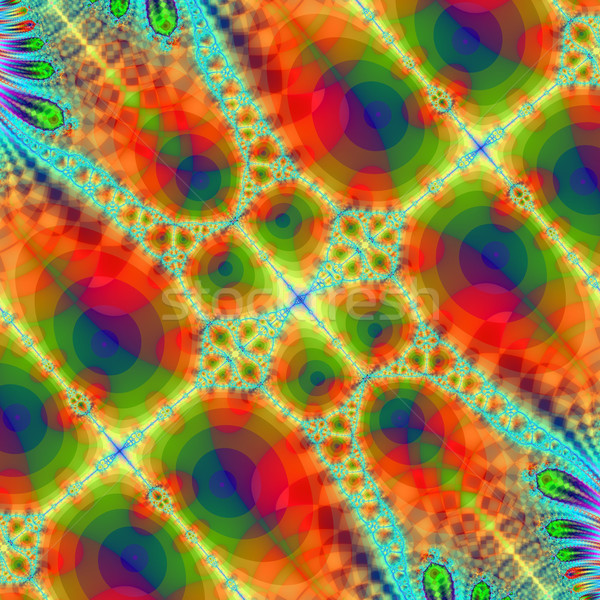 Kolorowy fractal naturalnych zjawisko matematyczny zestaw Zdjęcia stock © yurkina