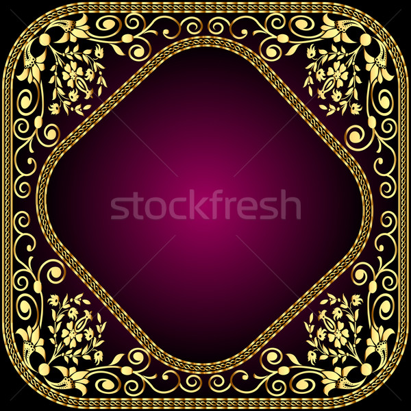 gold pattern and revenge for text Stock photo © yurkina