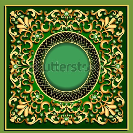 Background with precious stones,  pattern in the form of a glass Stock photo © yurkina
