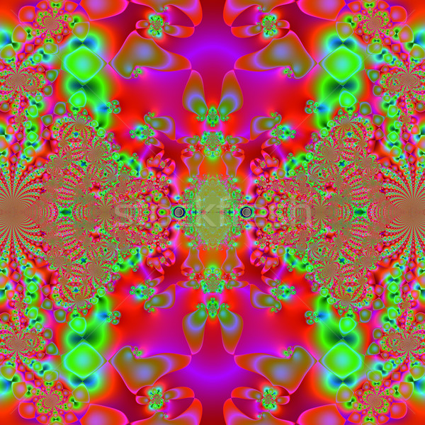 Kolorowy fractal naturalnych zjawisko matematyczny zestaw Zdjęcia stock © yurkina