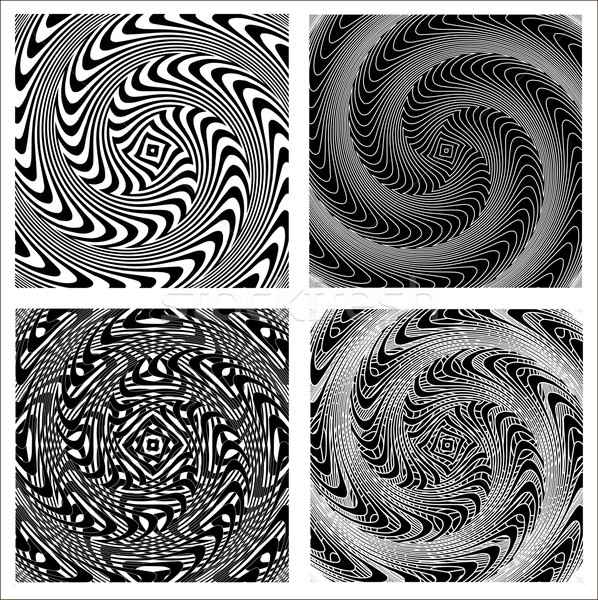 Set fundaluri negru alb ilustrare textură Imagine de stoc © yurkina