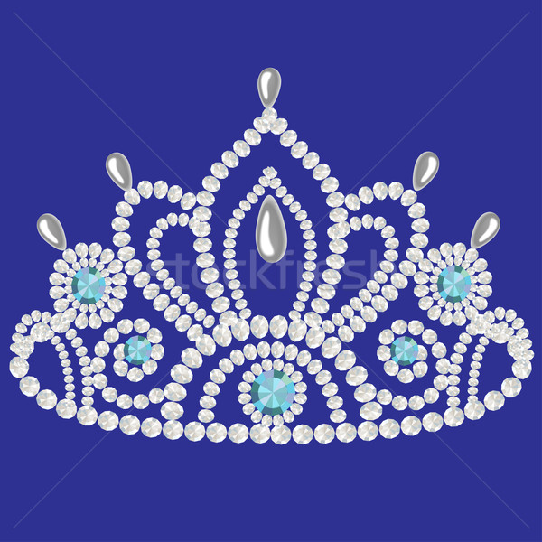  corona diadem feminine wedding  we turn blue Stock photo © yurkina