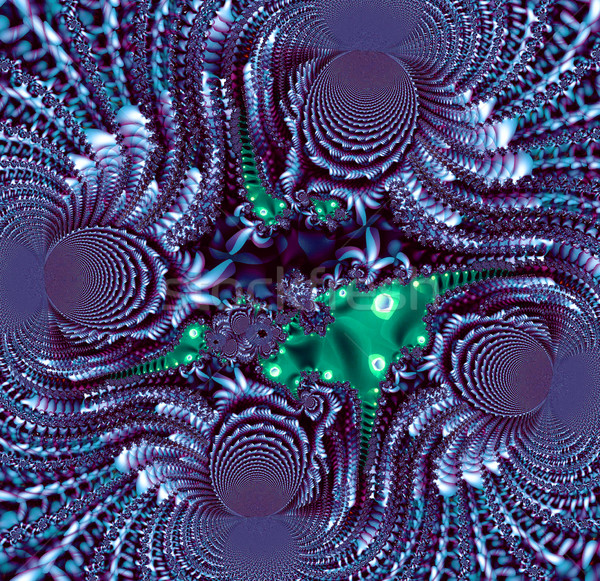 Kolorowy fractal naturalnych zjawisko matematyczny zestaw Zdjęcia stock © yurkina