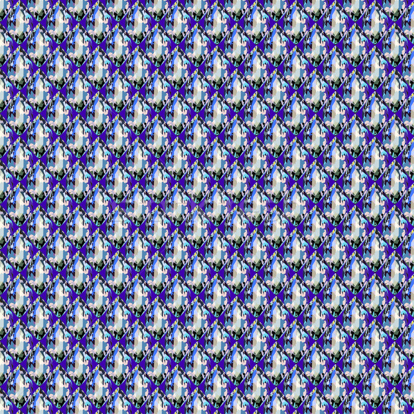 Geometrica gioielli blu illustrazione abstract design Foto d'archivio © yurkina