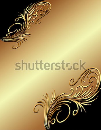 örnek altın çiçek değerli taşlar doku Stok fotoğraf © yurkina