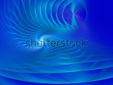 background Fractal spiral lunar path with neon glow Stock photo © yurkina