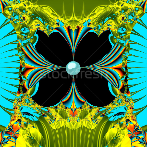 Colorful Fractal Background.  Stock photo © yurkina