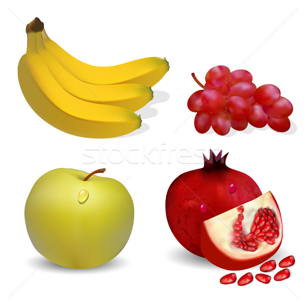 実例 果物 リンゴ バナナ ブドウ 自然 ストックフォト © yurkina