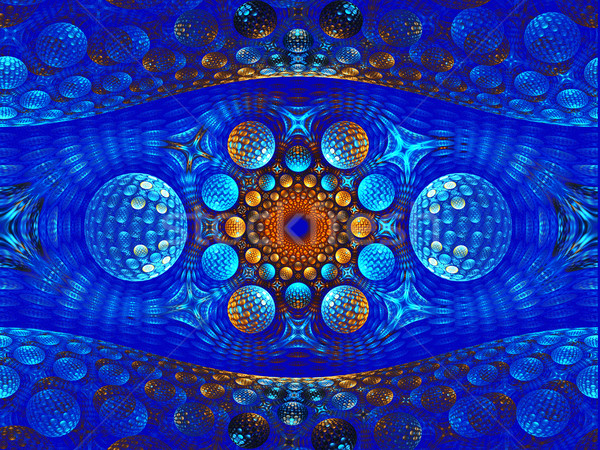 Fractal illustratie abstract business computer Stockfoto © yurkina