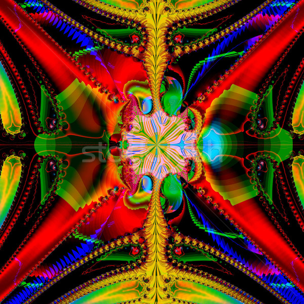 Colorful Fractal Background.  Stock photo © yurkina