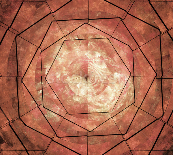 Ilustracja streszczenie fractal kamień grunge Zdjęcia stock © yurkina