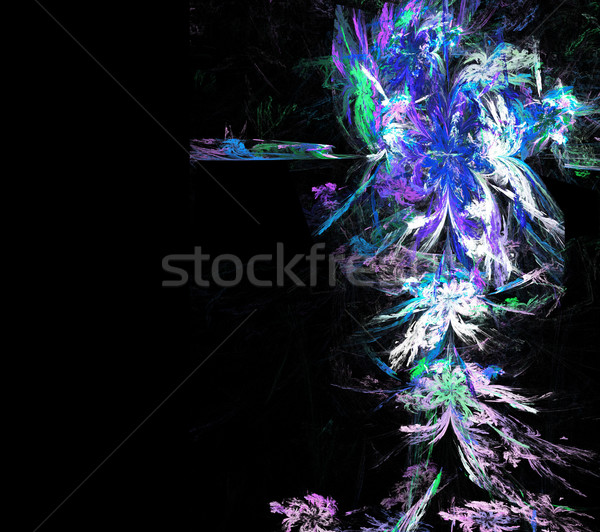Illustratie abstract fractal ontwerp bloem Stockfoto © yurkina