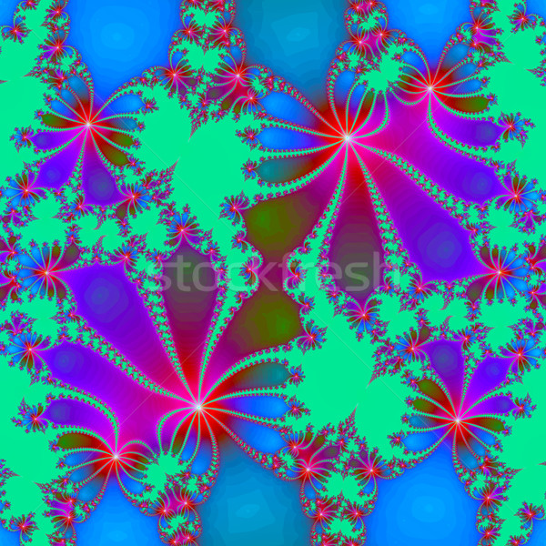 Kleurrijk fractal patroon digitale Stockfoto © yurkina