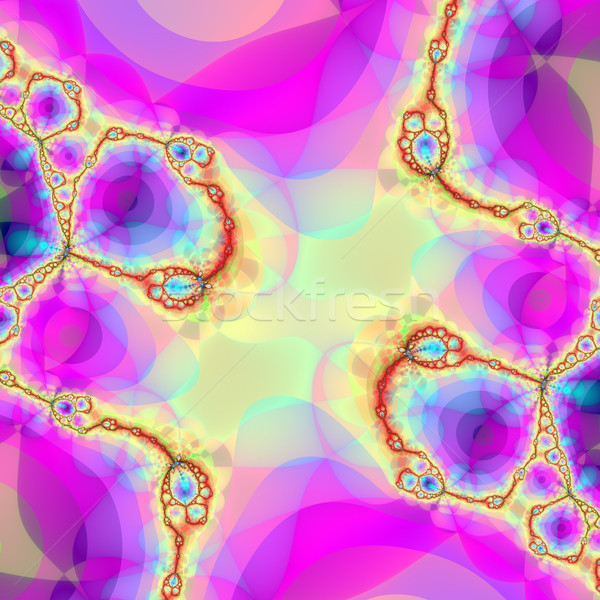 Kolorowy fractal naturalnych zjawisko matematyczny zestaw Zdjęcia stock © yurkina