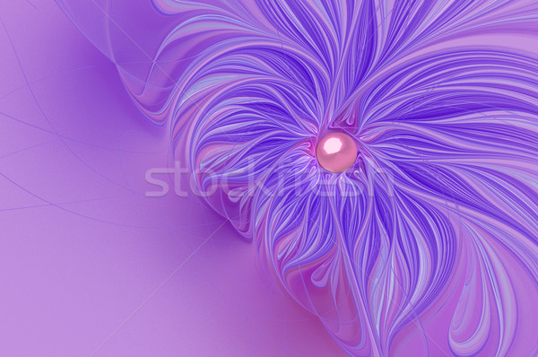 illustration   background with a delicate flower and copy space Stock photo © yurkina