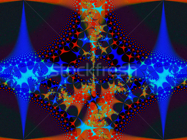 Renkli fraktal doğal fenomen matematiksel ayarlamak Stok fotoğraf © yurkina