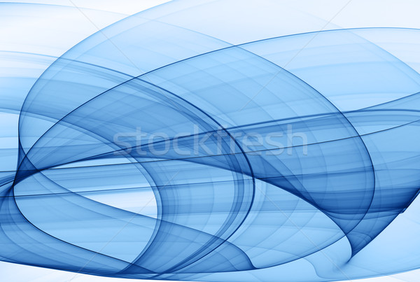 Blau abstrakten groß Qualität gerendert Bild Stock foto © yurok