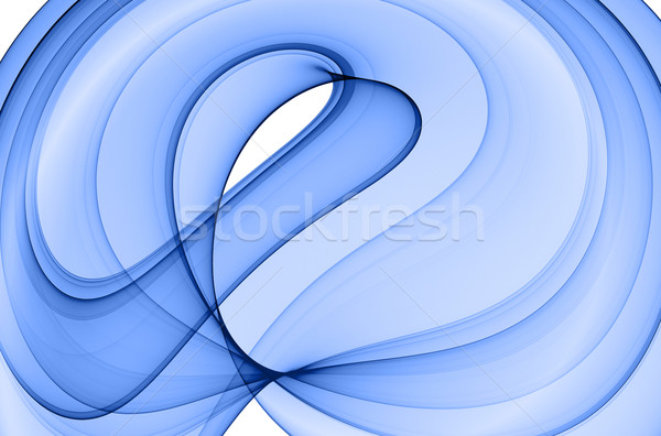 Blau abstrakten gerendert Licht Design Stock foto © yurok