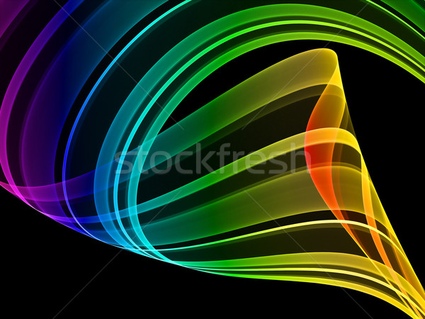 Mehrfarbig groß Qualität gerendert abstrakten Stock foto © yurok