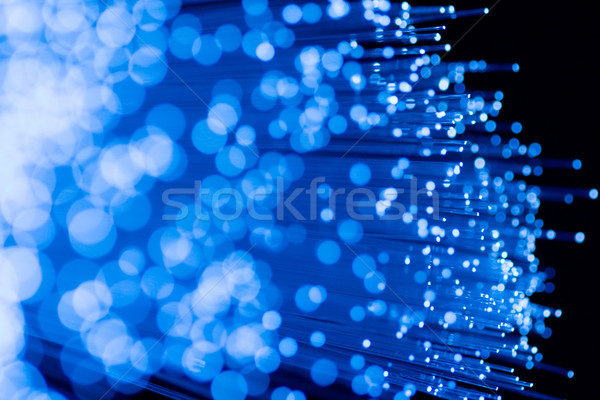 Stock foto: Faser · Optik · Punkt · fern · Computer