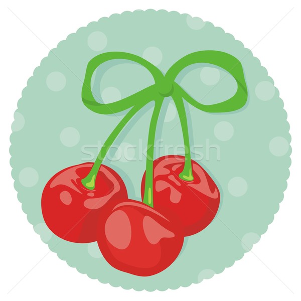 Stock photo: Gift Cherries