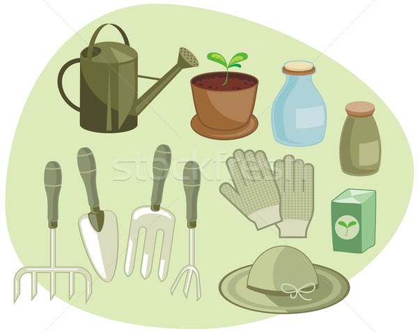 Gardening Set Stock photo © yurumi