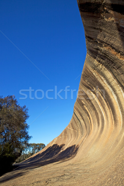 Welle rock westlichen Australien Muster natürlichen Stock foto © zambezi