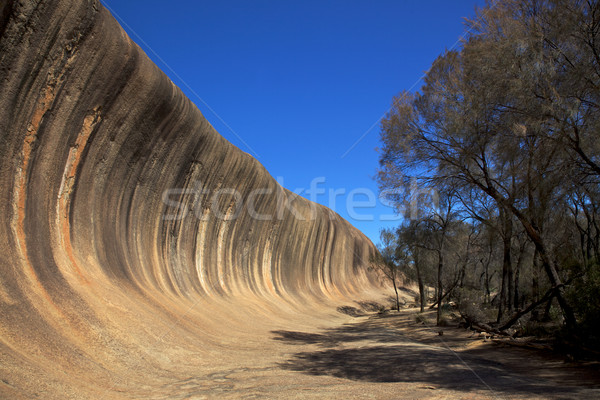 Welle rock westlichen Australien Wasser abstrakten Stock foto © zambezi