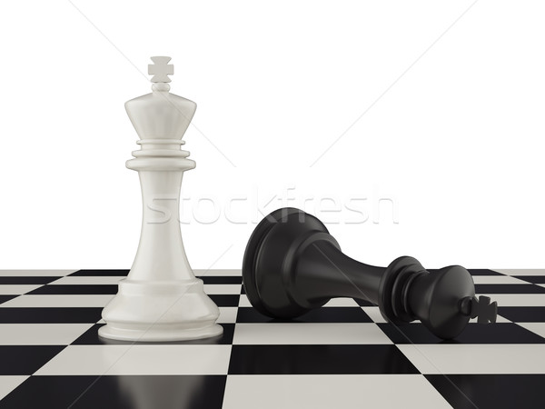 The king is knocked to the ground after being defeated in a game of chess.,  Business, Corporate Stock Footage ft. chess king & chess game - Envato  Elements