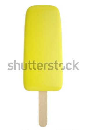 illustration of ice cream on a stick Stock photo © ZARost