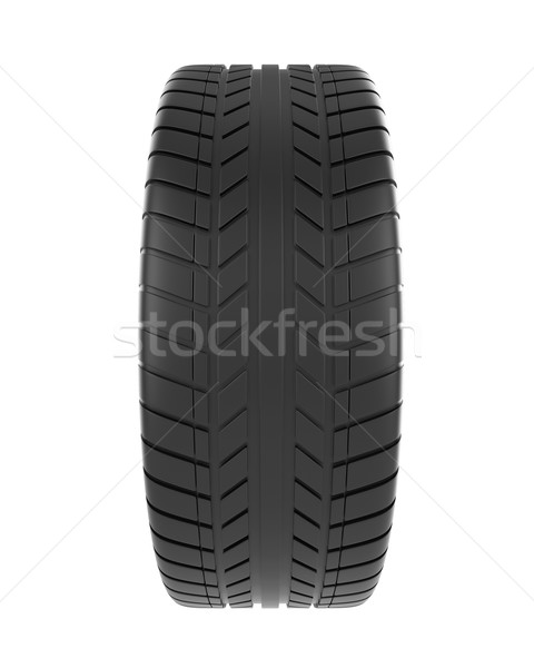 Car tire isolated on white background. Stock photo © ZARost